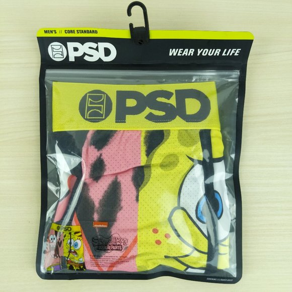 NWT PSD x Spongebob Squarepants & Patrick BFFs Mens Boxer Briefs Underwear - Picture 4 of 4